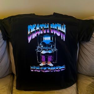 This is a death row record tee shirt.